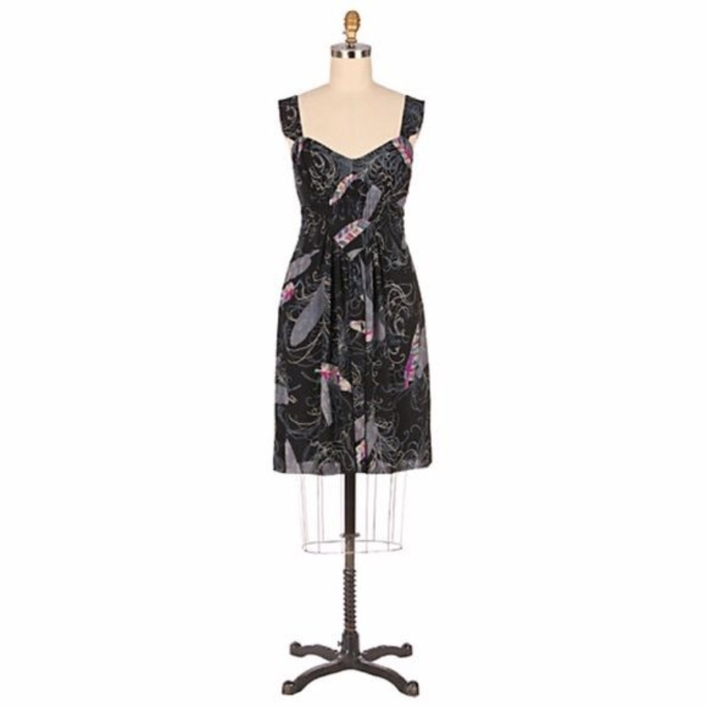Anthropologie Feather Dress